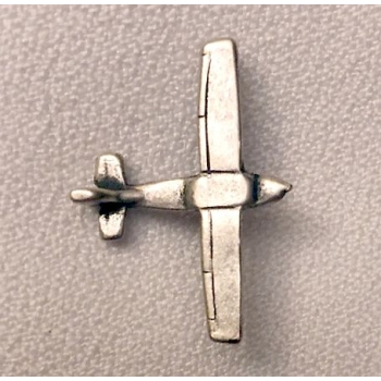 Cessna 172 Skyhawk znaczek 3D samolot na pins stare srebro (id: 195)